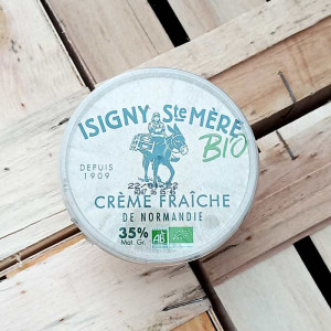 Crème fraîche bio d'Isigny St Mère / Fabrication artisanale en Normandie
