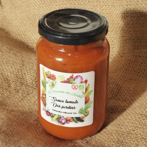 Sauce Tomate bio des Jardins de la Montagne verte